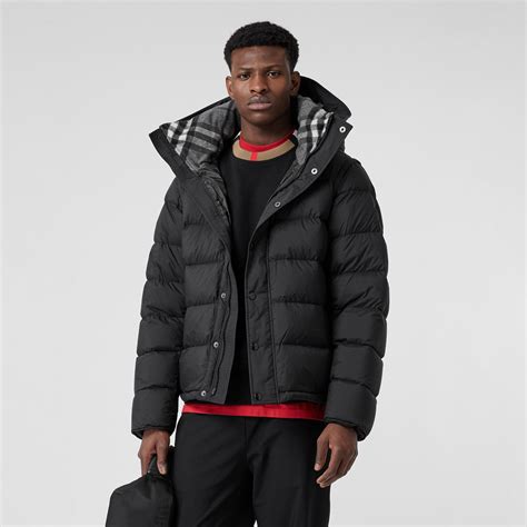 burberry puffer men|black puffer jacket men's designer.